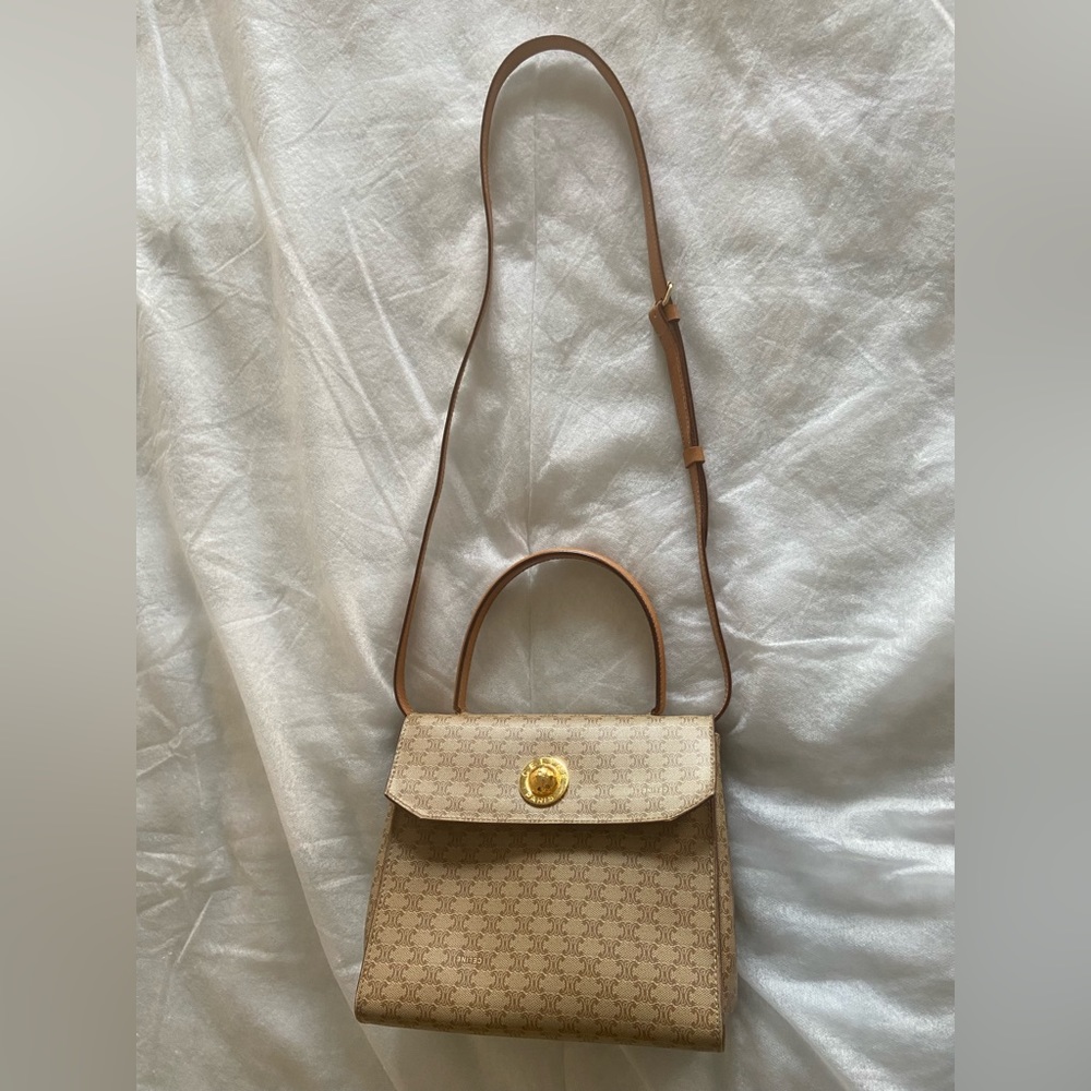 RARE CELINE VINTAGE HANDLE MACADAM BAG 
*Collector's item* - Picture 16 of 17